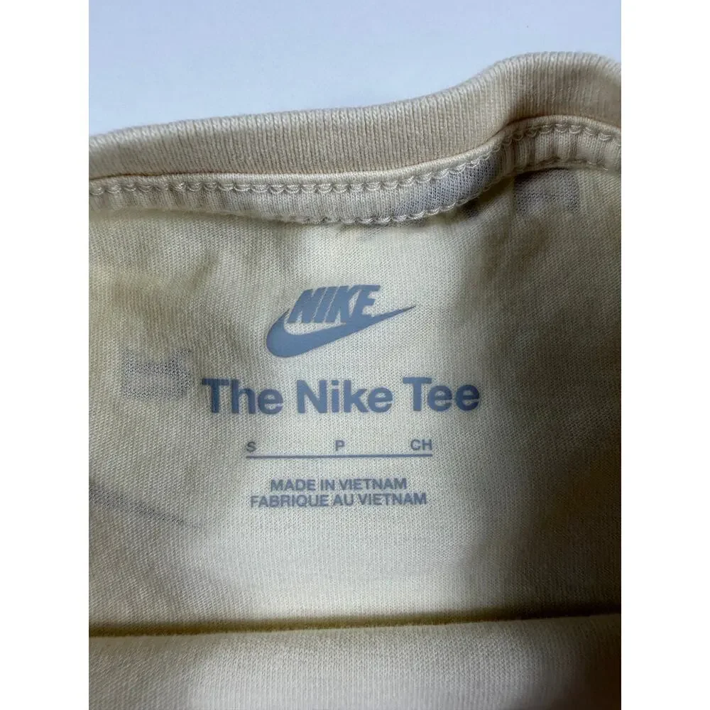 Nike Sportswear Air Allover Logo Print Cropped Tee Youth Size Small 8-10 Girls